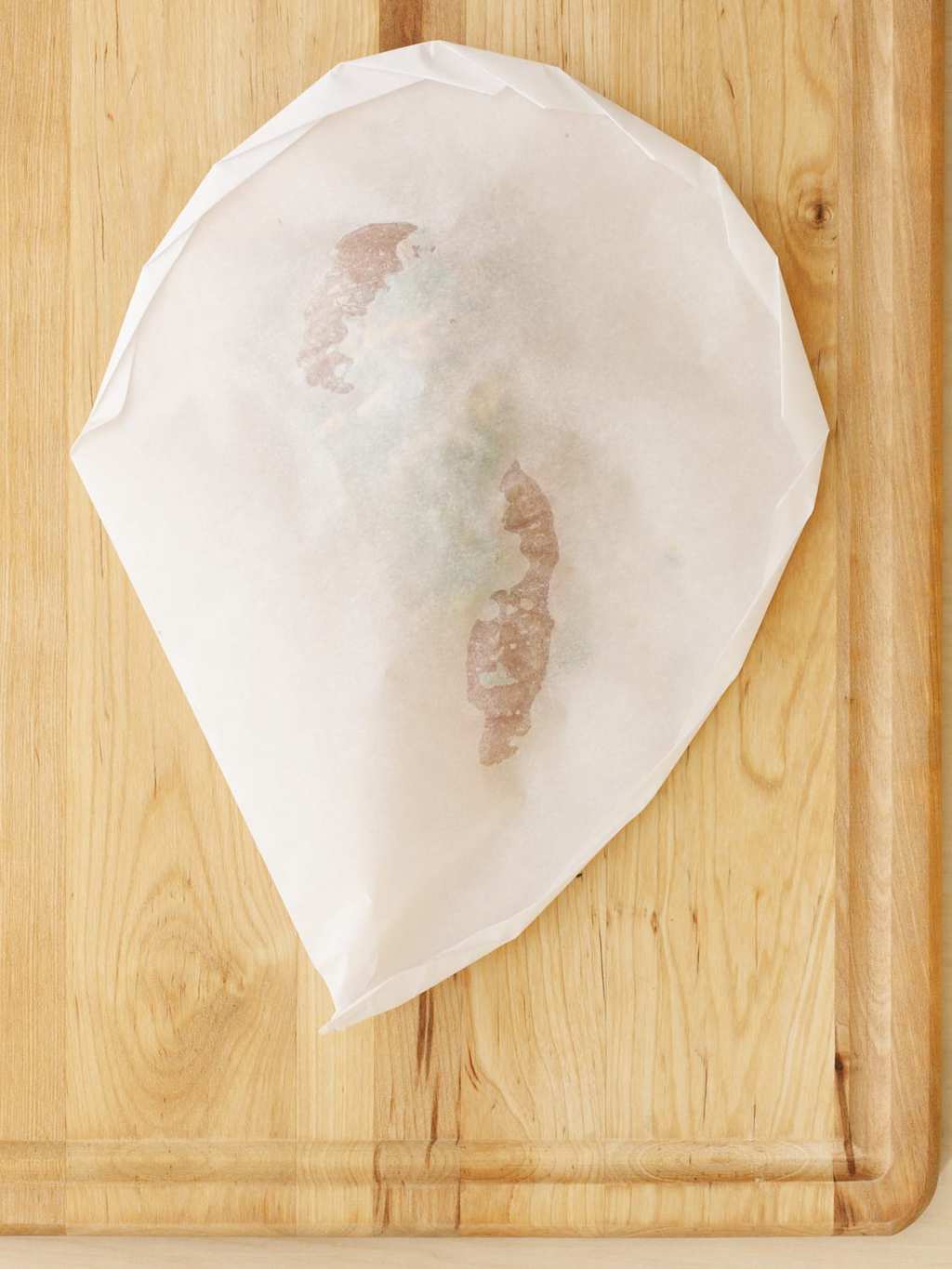 baked chicken in paper en papillote
