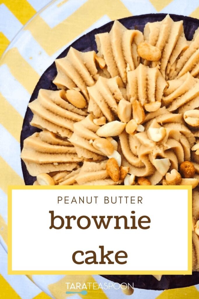 Peanut Butter Brownie Dessert Pinterest Pin