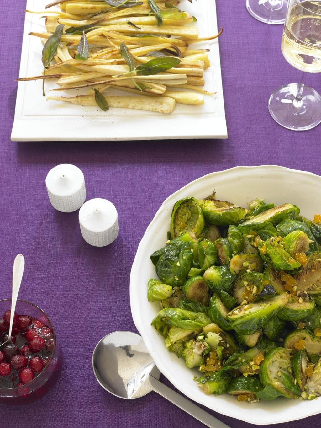 Brussels Sprouts With Apricot And Pistachio