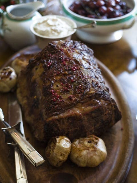 Prime Rib with Creamed Horseradish