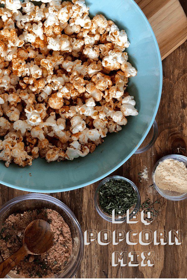 Barbecue Popcorn with an easy BBQ seasoning mix is a simple recipe with a tangy twist.