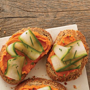 Toasts with Sweet Potato Spread