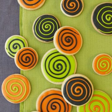 Spooky Spiral Cookies recipe image
