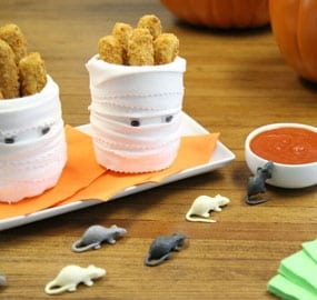 Mozzarella Stick Mummy Bowls