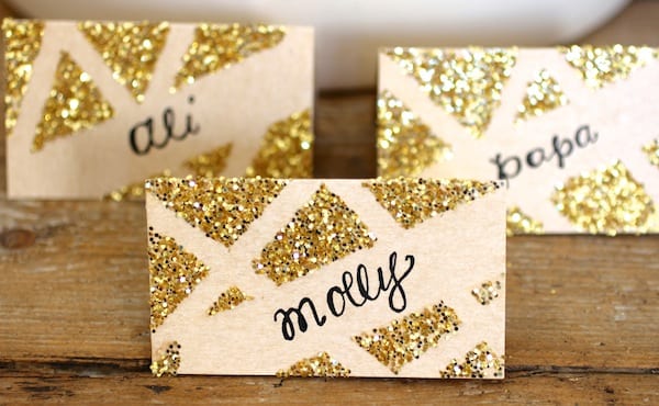 Glitter Place Card