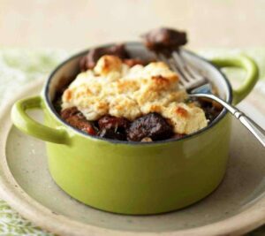 Single serving of Beef and Vegetable Stew