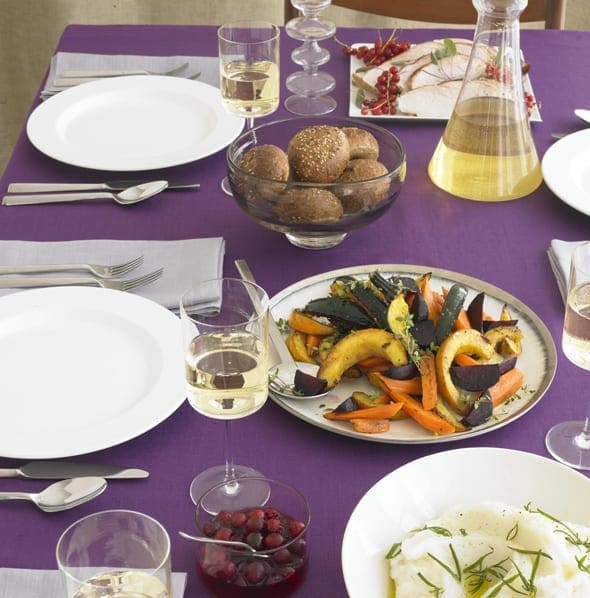 Vegetable Trio with Orange Thyme Dressing Table