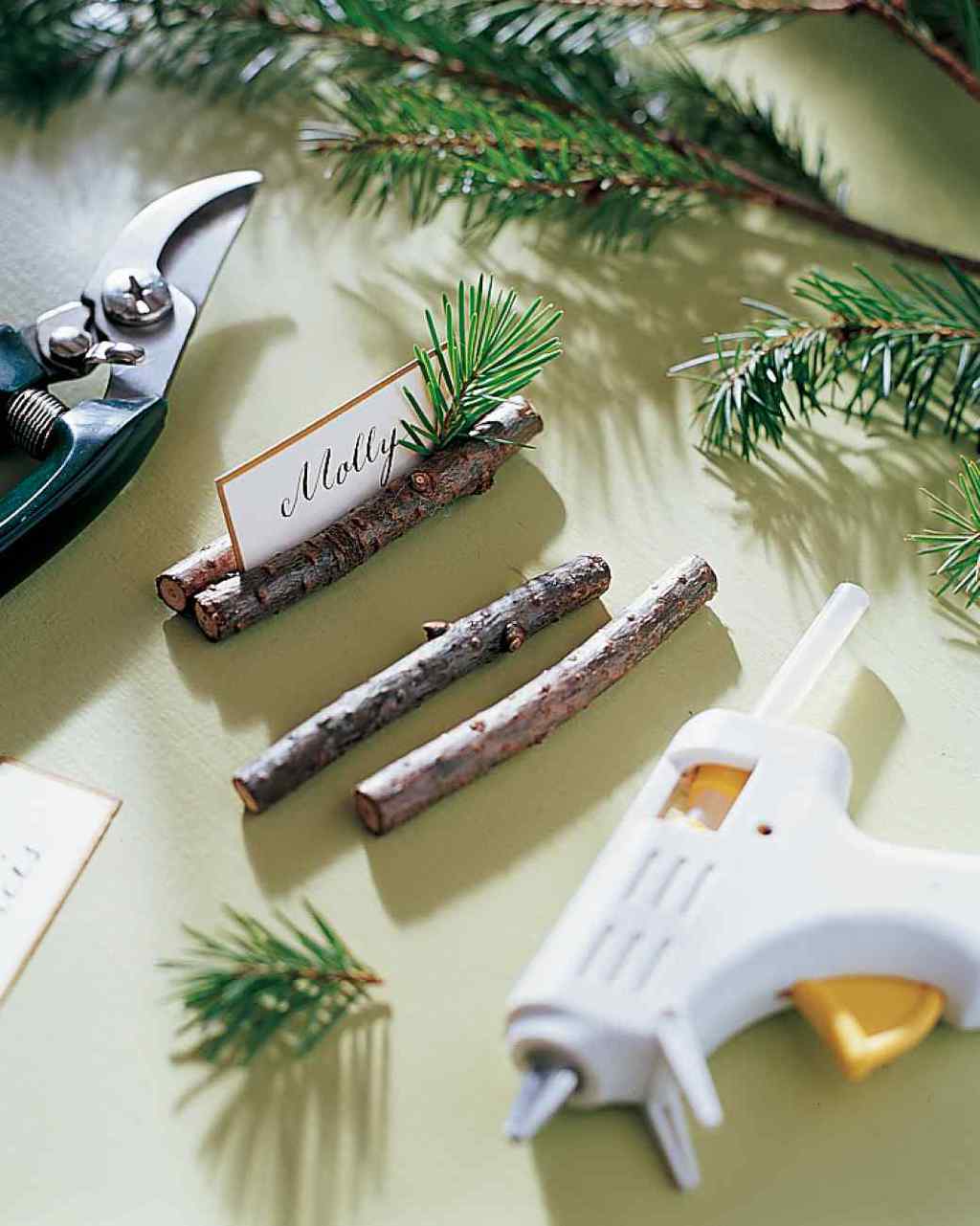 Pine Bough Place Cards
