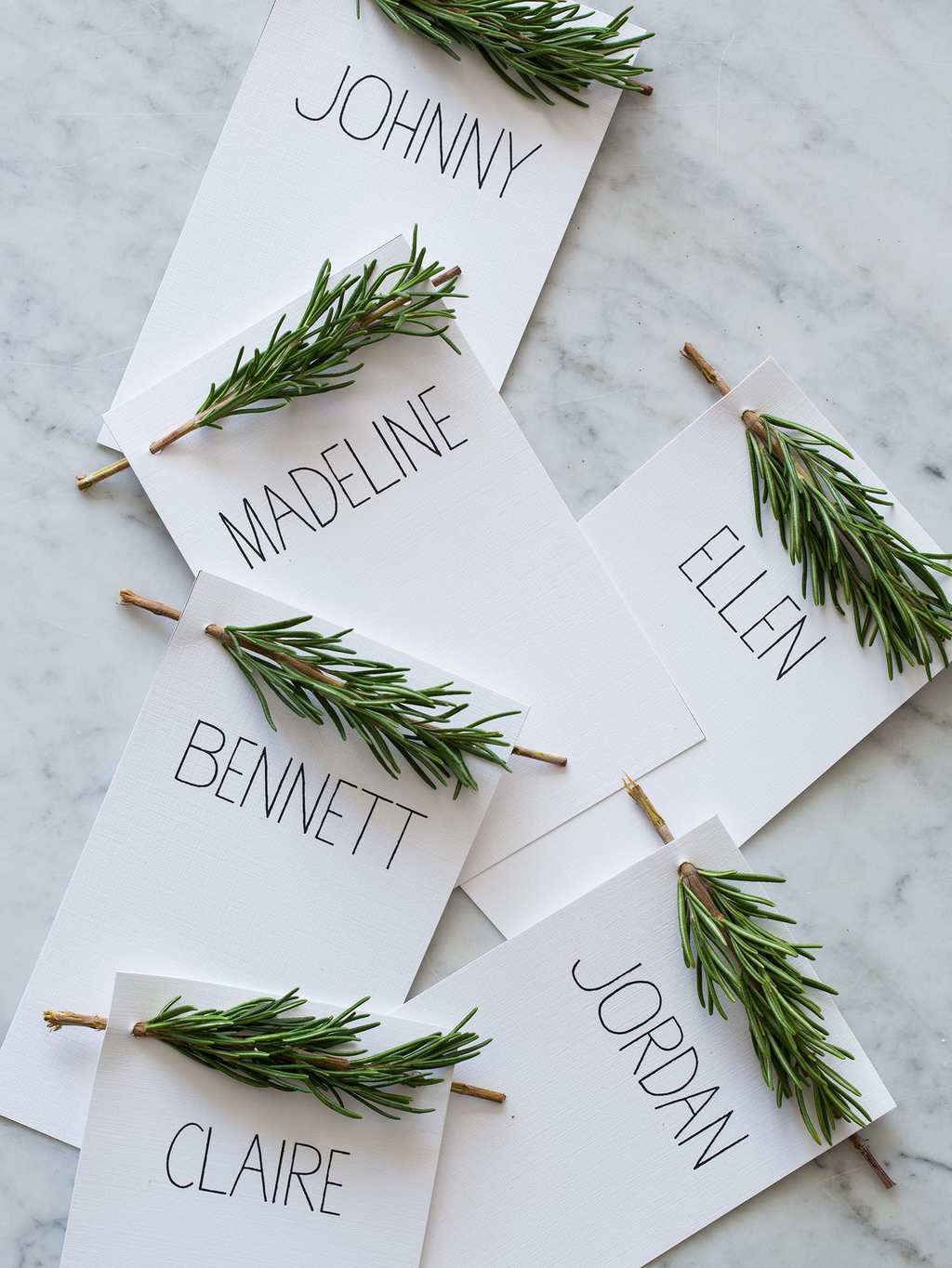 Rosemary Sprig Place Card