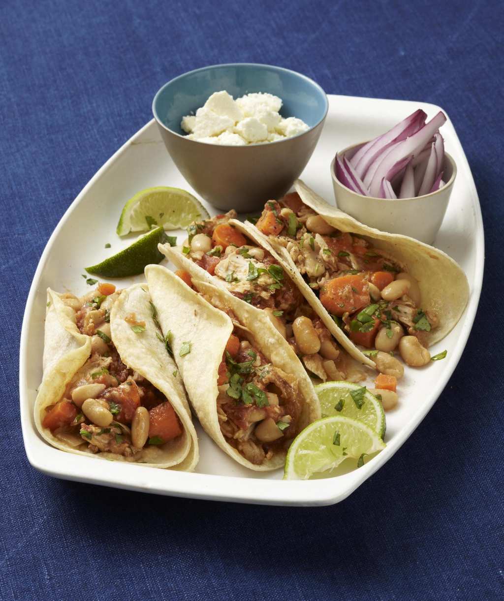 Low-Fat Slow Cooker Carnitas Tacos