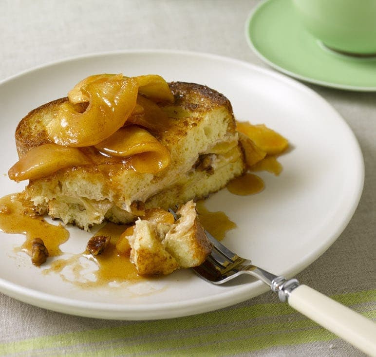 Apple Cream Cheese-Stuffed French Toast