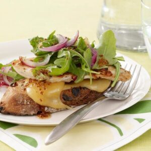 Feature recipe image of Grilled Chicken and Gouda Melt Sandwich