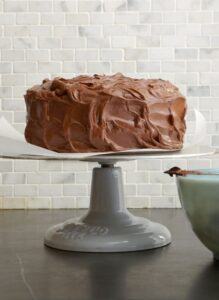 Classic Yellow Cake with Chocolate Frosting | Tara Teaspoon