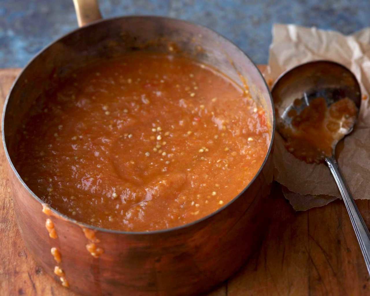 Tomato Bisque in pot