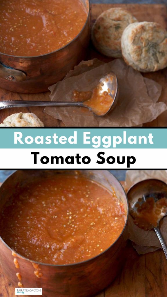 Roasted Eggplant Tomato Soup