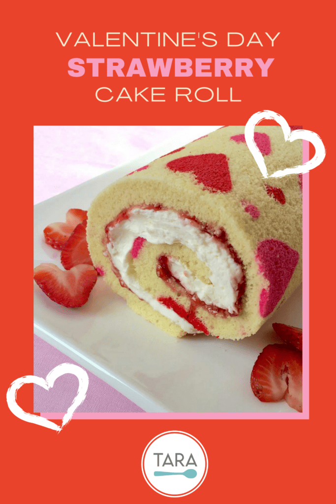 Valentine's Day Cake Roll Close Up Pin