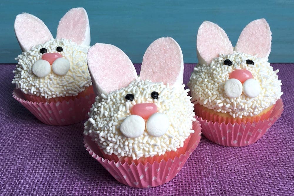 Easter Bunny Cupcake KitSpring Rabbit Cake Case & Toppers Baking Decoration 