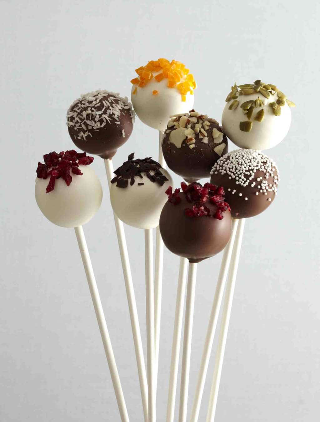 Cake Pops With Pantry Toppers