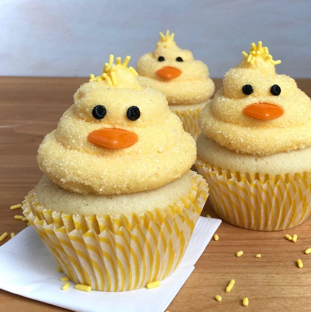 three Chick Cupcakes