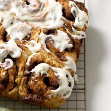 Close up recipe image of Easy Cinnamon Rolls