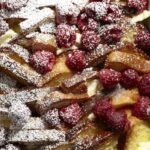 Close up recipe image of Raspberry French Toast Strata