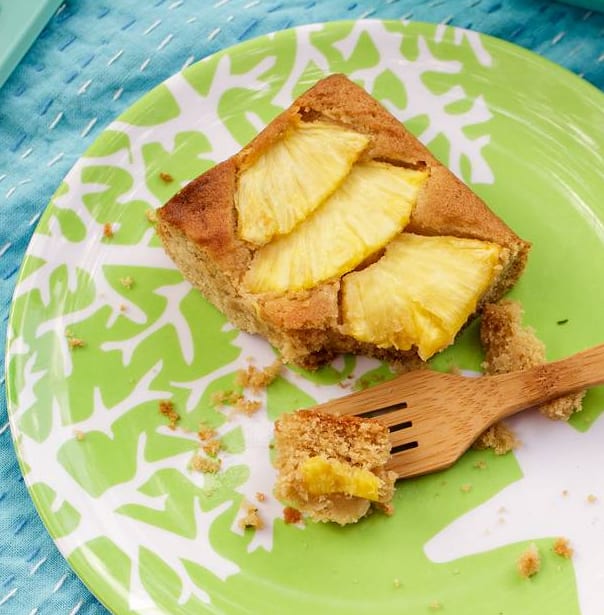 Ginger Pineapple Snack Cake