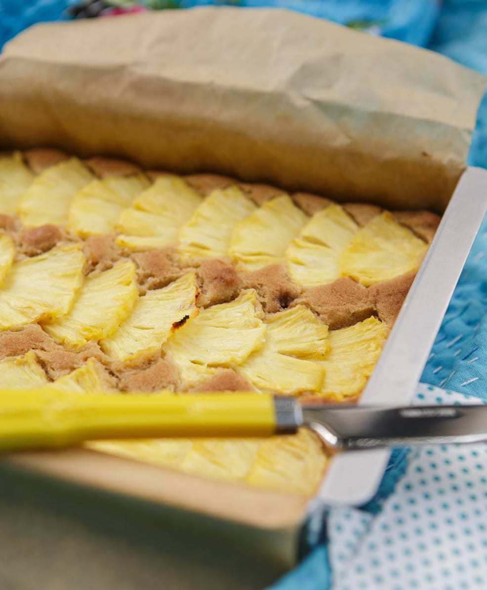 Ginger Pineapple Snack Cake