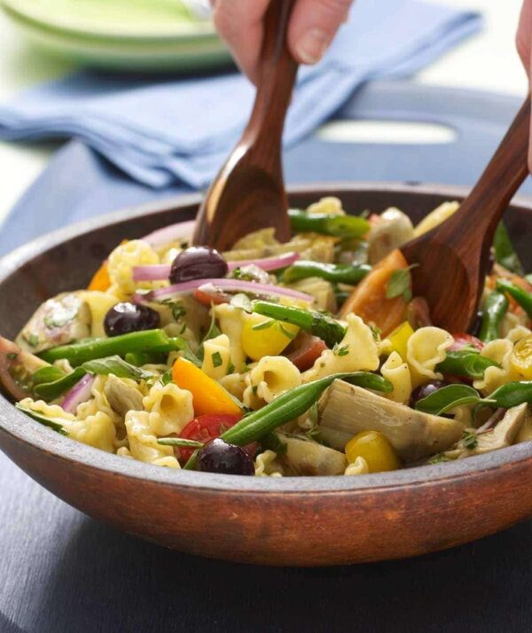 Herbed Vegetable Pasta with Artichokes - Tara Teaspoon