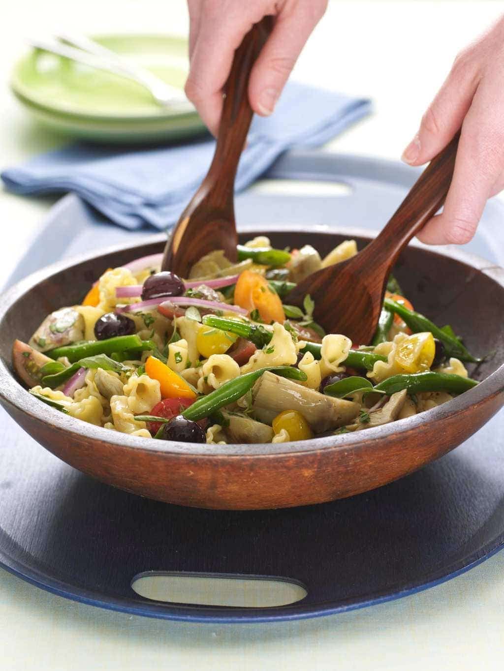 Herbed Vegetable Pasta with Artichokes