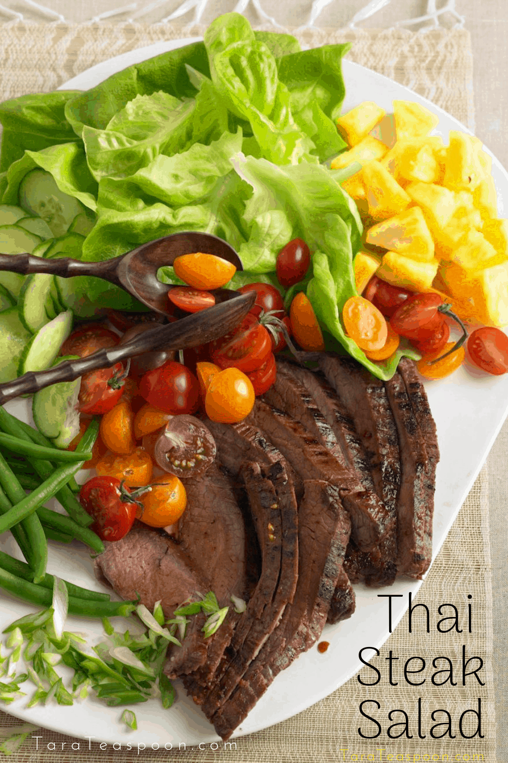 Thai-Style Marinated Flank Steak and Herb Salad Recipe