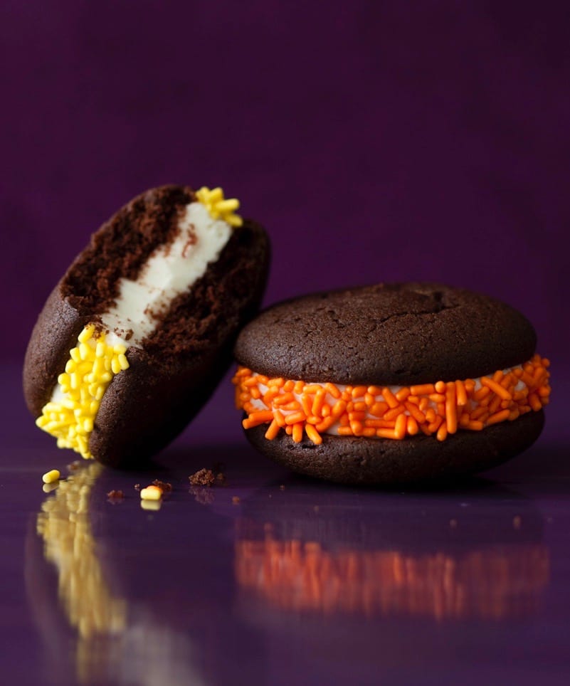 Whoopie Pies for Halloween w bite
