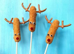 Mozzarella Sticks Reindeer Snacks - Tara Teaspoon