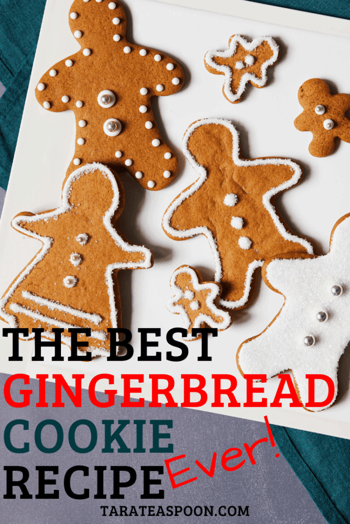 gingerbread men cookies on white plate