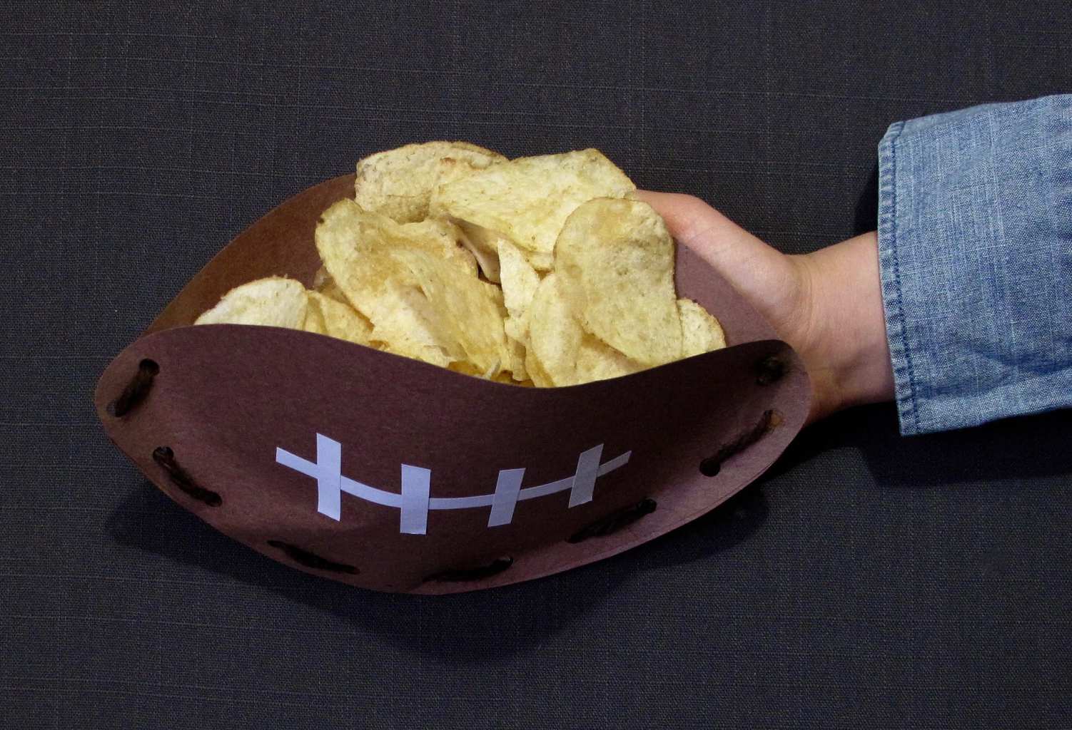 Super Bowl Snack bowls the kids can help make!