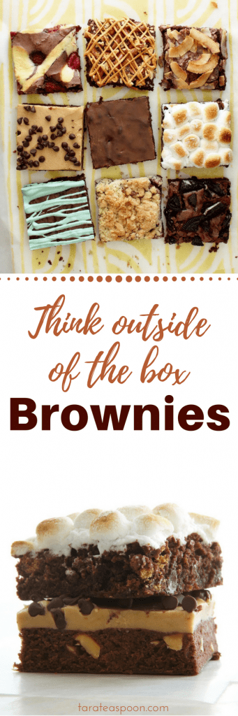Think Outside of the box brownies pin