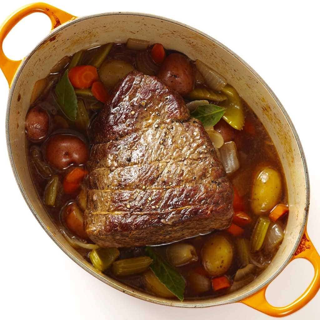 Classic Pot Roast with Potatoes and Carrots Tara Teaspoon