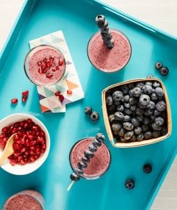 Blueberry Ginger Sizzle Smoothie makes the morning better.