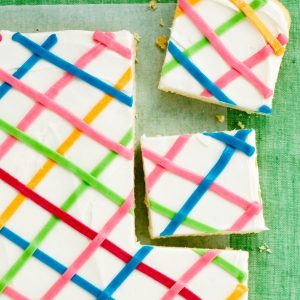 Close up recipe image of One Pan Sugar Cookie Bars