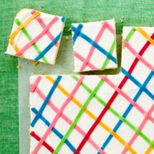 Close up recipe image of One Pan Sugar Cookie Bars