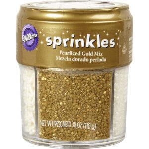 wilton gold sugar and sprinkle mix