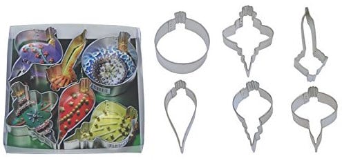 ornament cookie cutters for honey and spice cookies