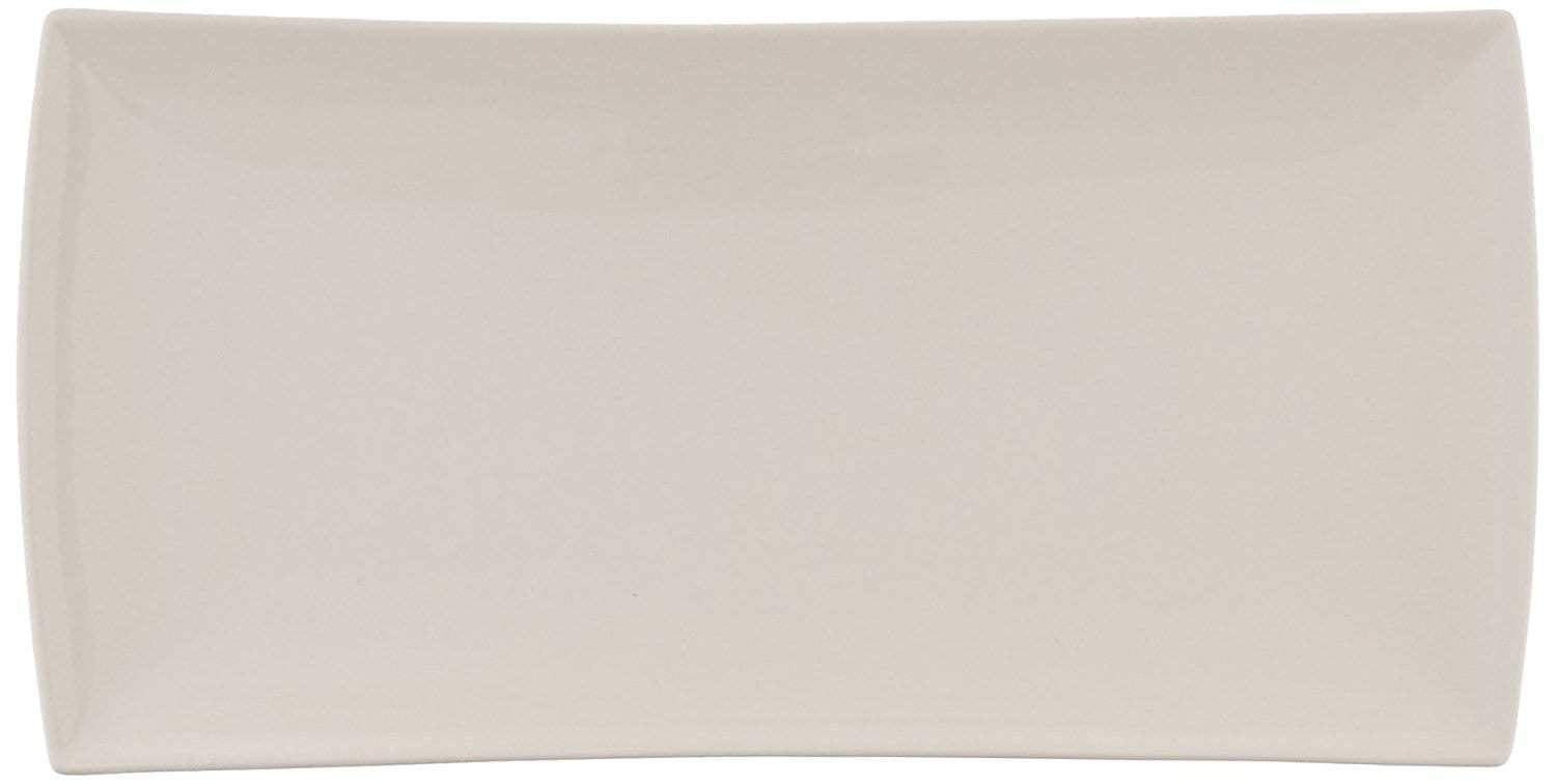 white rectangle platter