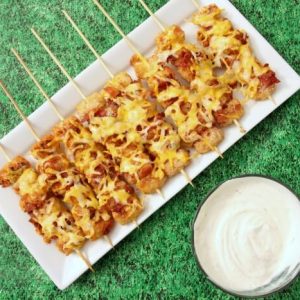 Tailgate Kabobs: Loaded Tater Tot Skewers