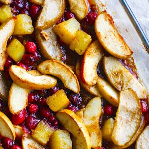Hot Spiced Fruit Breakfast Bake