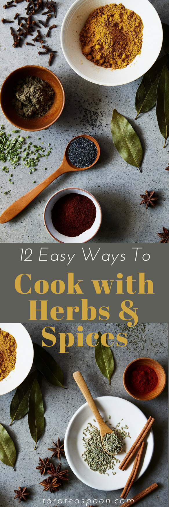 12 easy ways to cook with herbs and spices pin