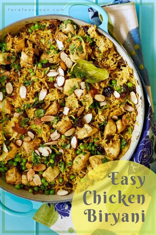 Easy Chicken Biryani Pin