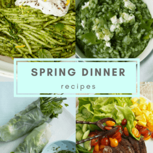 Spring Dinner Recipes to pin