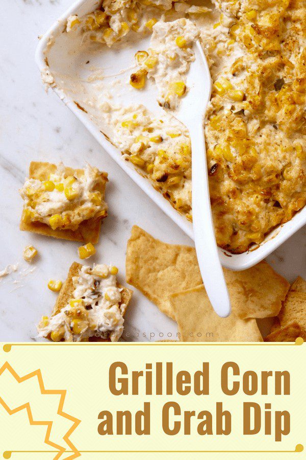 Grilled Corn and Crab Dip pin image