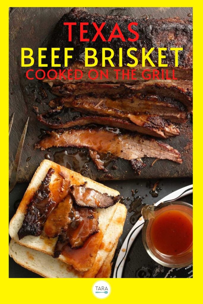 Texas Beef Brisket With Spicy Sauce Tara Teaspoon Delicious Recipe