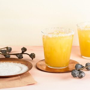 peach ginger fizz